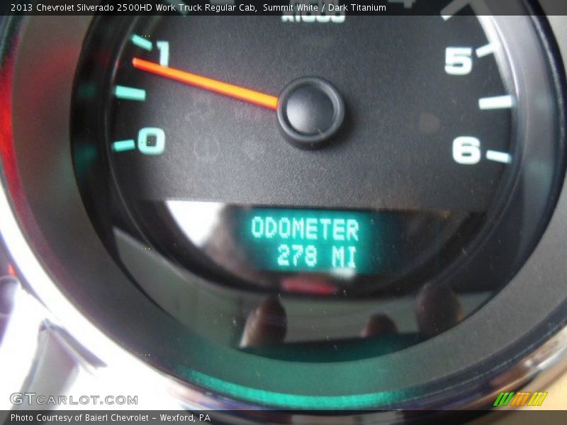 Summit White / Dark Titanium 2013 Chevrolet Silverado 2500HD Work Truck Regular Cab