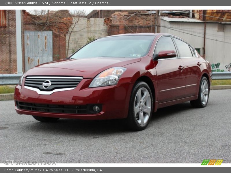 Sonoma Sunset Metallic / Charcoal 2008 Nissan Altima 3.5 SE