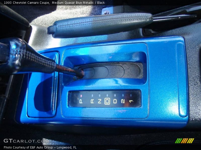 Medium Quasar Blue Metallic / Black 1993 Chevrolet Camaro Coupe