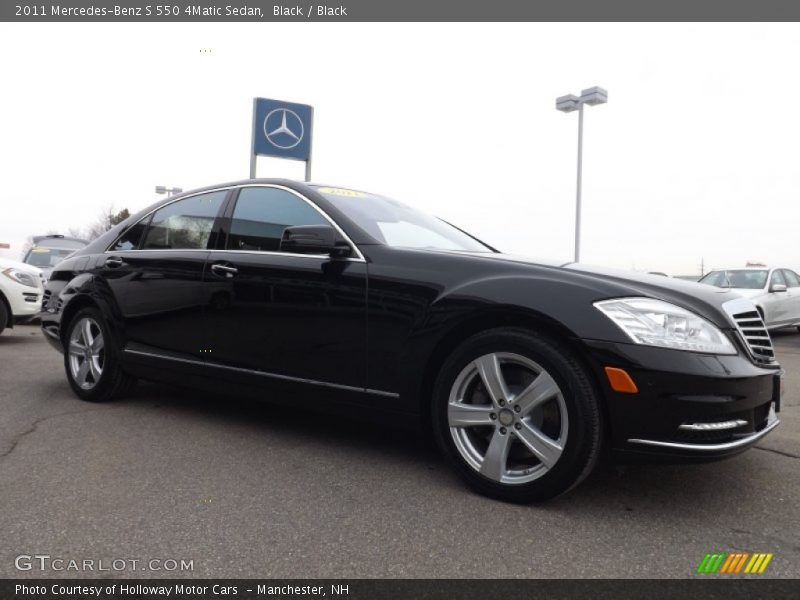 Black / Black 2011 Mercedes-Benz S 550 4Matic Sedan