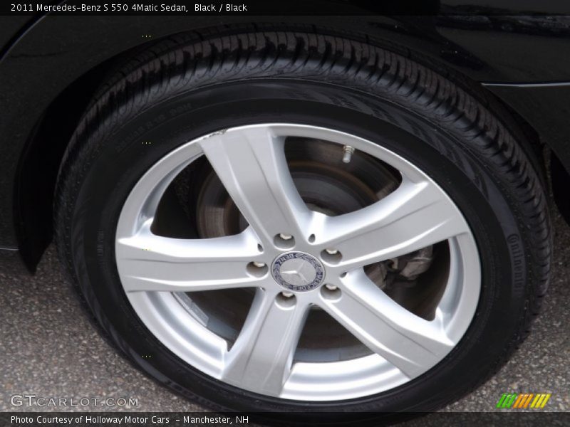 Black / Black 2011 Mercedes-Benz S 550 4Matic Sedan