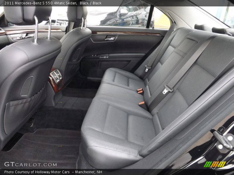 Black / Black 2011 Mercedes-Benz S 550 4Matic Sedan