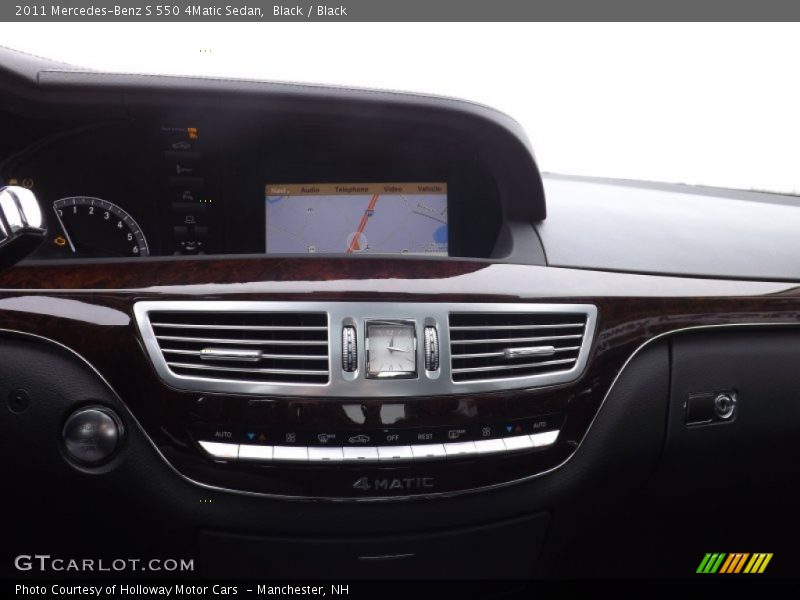 Black / Black 2011 Mercedes-Benz S 550 4Matic Sedan