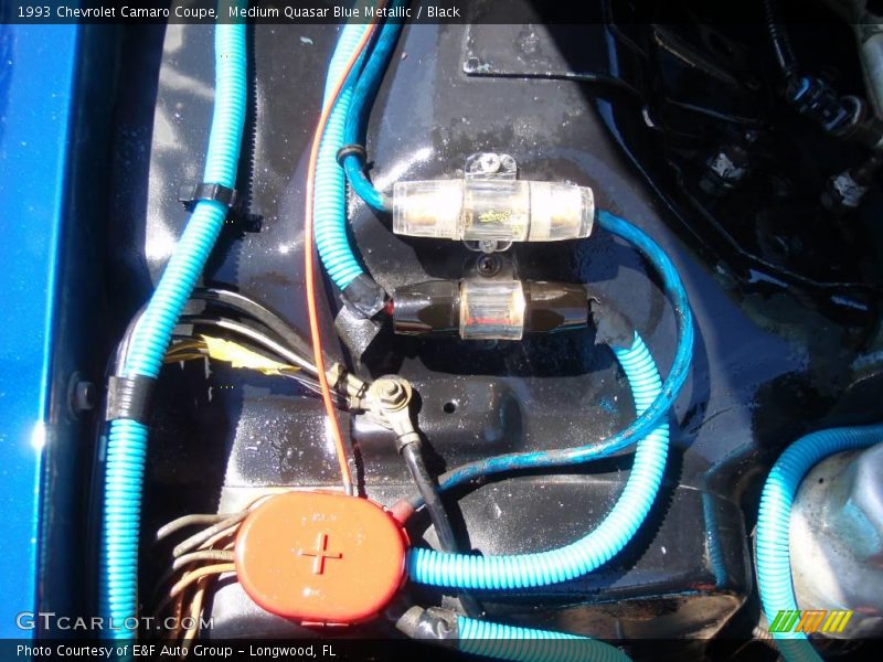 Medium Quasar Blue Metallic / Black 1993 Chevrolet Camaro Coupe