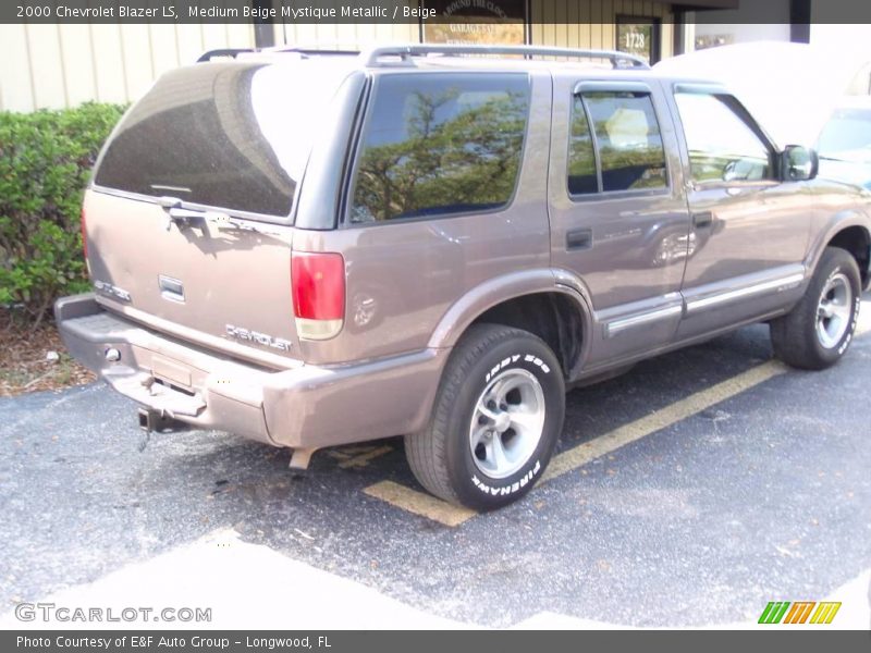 Medium Beige Mystique Metallic / Beige 2000 Chevrolet Blazer LS