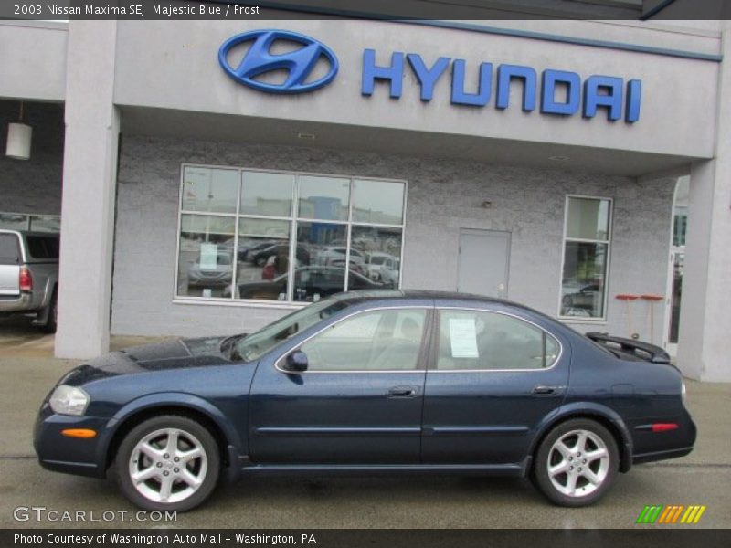 Majestic Blue / Frost 2003 Nissan Maxima SE