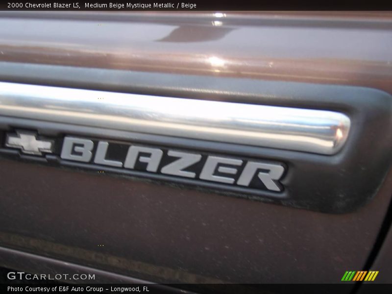 Medium Beige Mystique Metallic / Beige 2000 Chevrolet Blazer LS