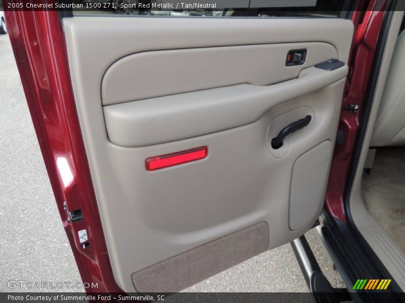 Sport Red Metallic / Tan/Neutral 2005 Chevrolet Suburban 1500 Z71