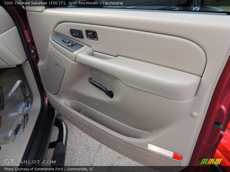 Sport Red Metallic / Tan/Neutral 2005 Chevrolet Suburban 1500 Z71