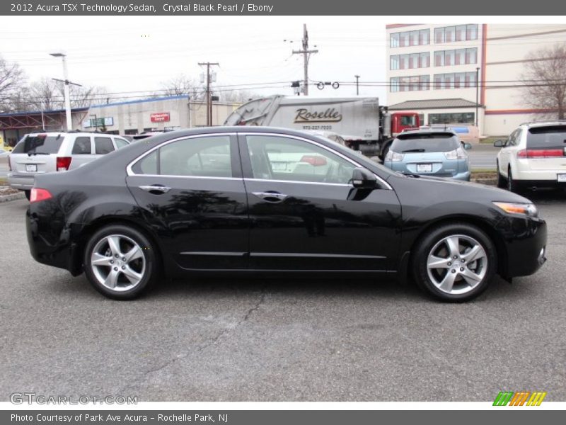 Crystal Black Pearl / Ebony 2012 Acura TSX Technology Sedan