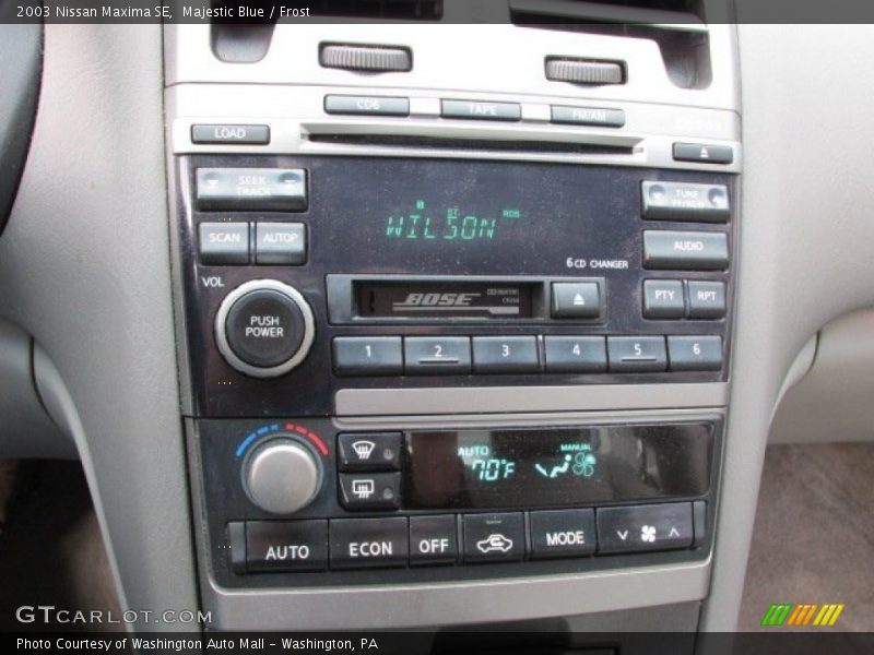 Majestic Blue / Frost 2003 Nissan Maxima SE