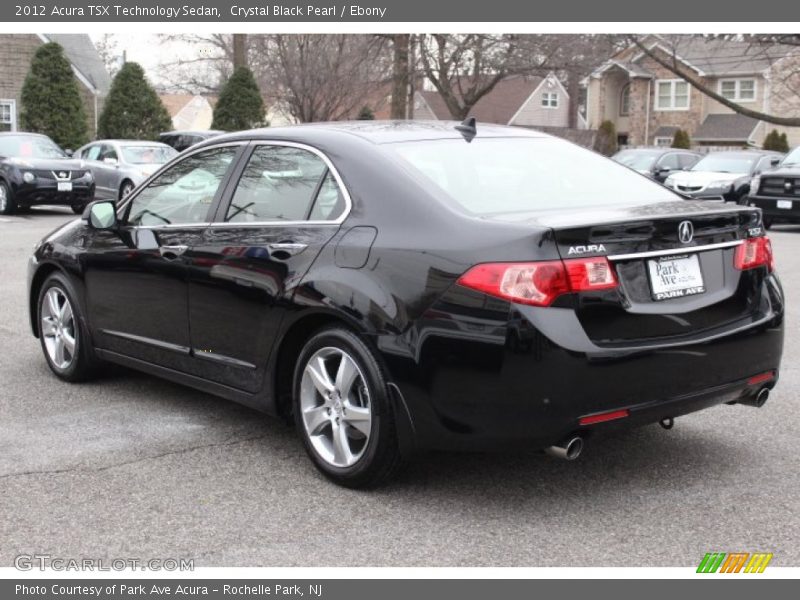 Crystal Black Pearl / Ebony 2012 Acura TSX Technology Sedan