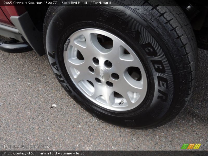 Sport Red Metallic / Tan/Neutral 2005 Chevrolet Suburban 1500 Z71