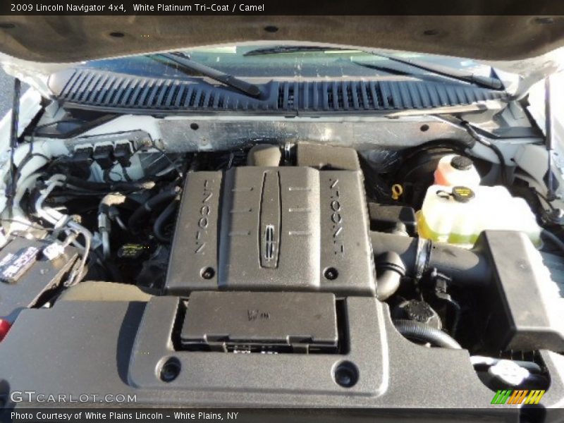 White Platinum Tri-Coat / Camel 2009 Lincoln Navigator 4x4