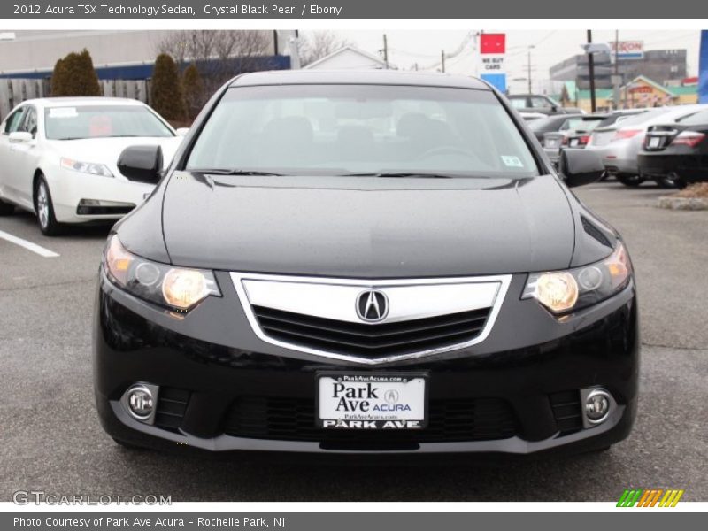Crystal Black Pearl / Ebony 2012 Acura TSX Technology Sedan