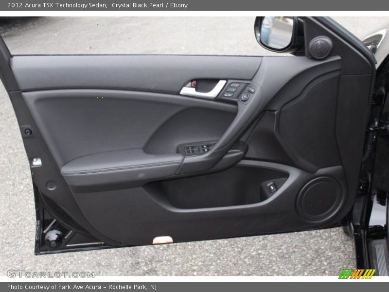 Crystal Black Pearl / Ebony 2012 Acura TSX Technology Sedan