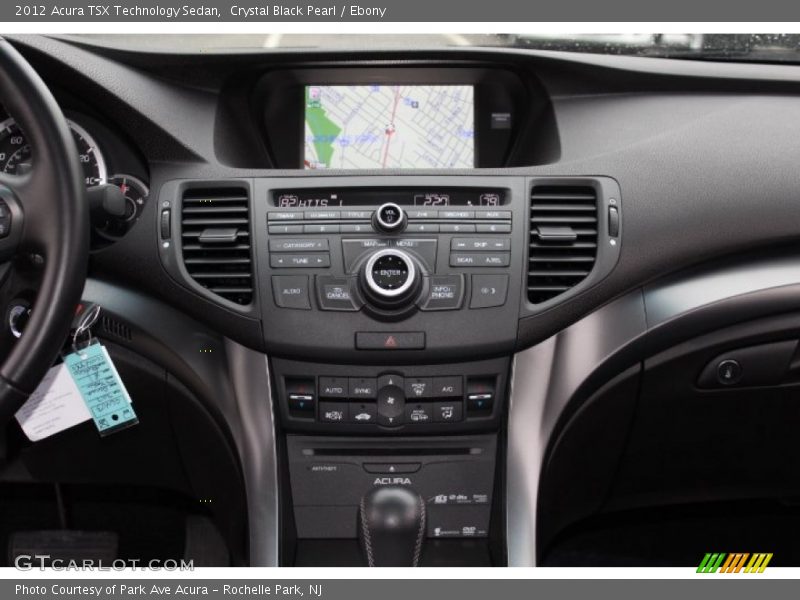 Crystal Black Pearl / Ebony 2012 Acura TSX Technology Sedan