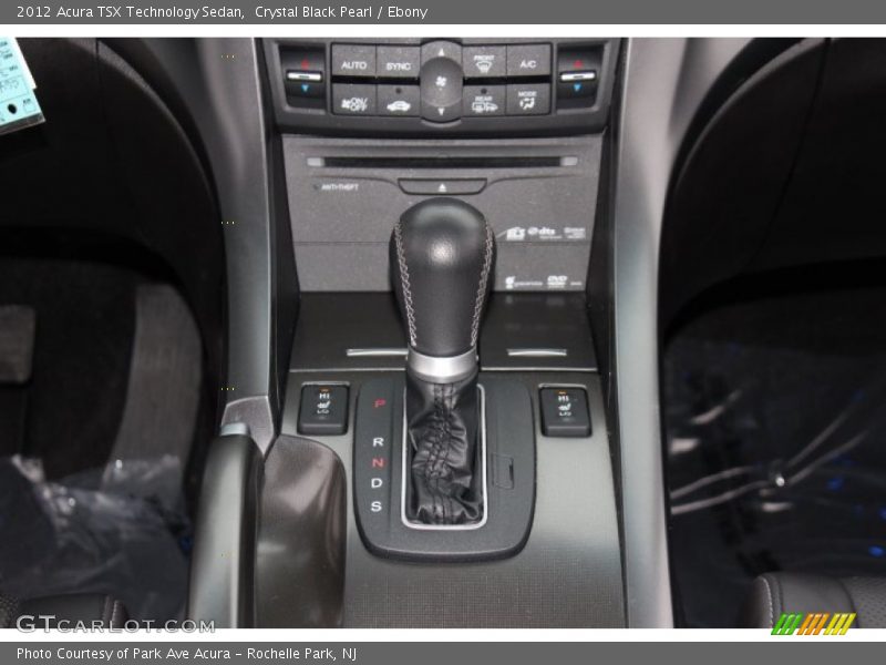 Crystal Black Pearl / Ebony 2012 Acura TSX Technology Sedan