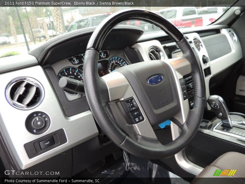 Ebony Black / Sienna Brown/Black 2011 Ford F150 Platinum SuperCrew