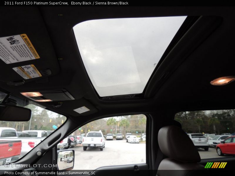 Ebony Black / Sienna Brown/Black 2011 Ford F150 Platinum SuperCrew