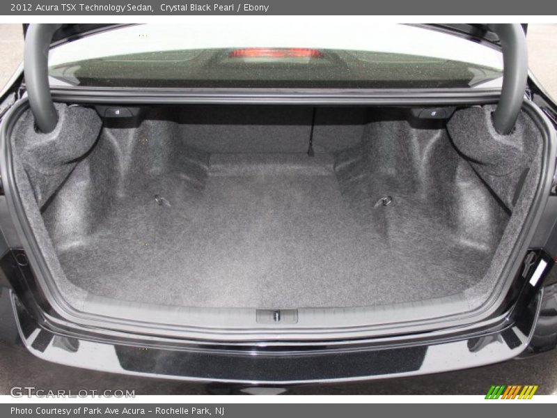 Crystal Black Pearl / Ebony 2012 Acura TSX Technology Sedan