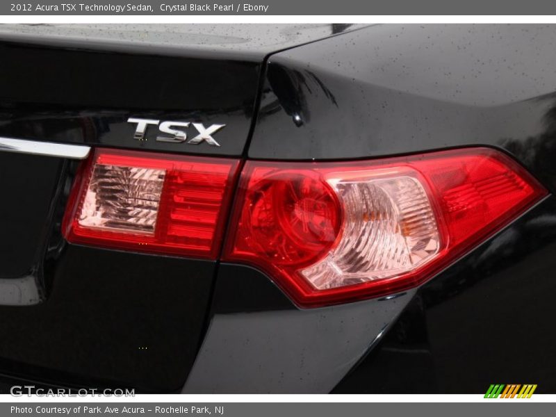 Crystal Black Pearl / Ebony 2012 Acura TSX Technology Sedan