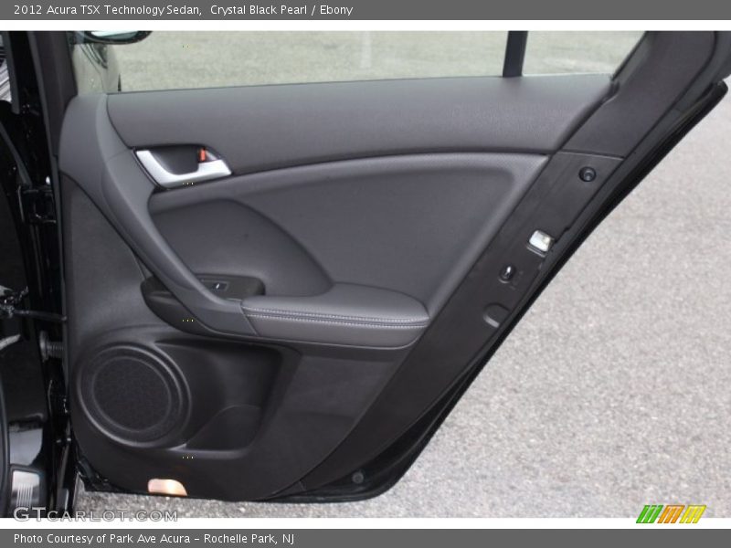 Crystal Black Pearl / Ebony 2012 Acura TSX Technology Sedan