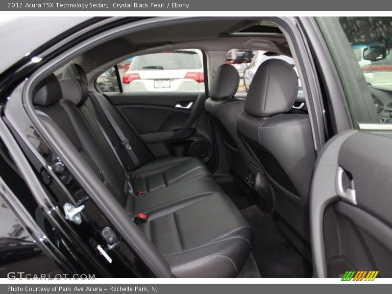 Crystal Black Pearl / Ebony 2012 Acura TSX Technology Sedan