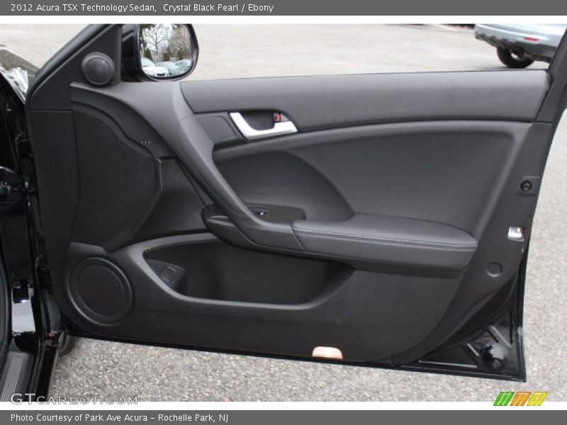 Crystal Black Pearl / Ebony 2012 Acura TSX Technology Sedan