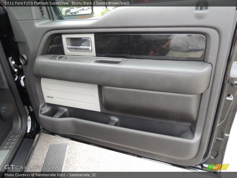 Ebony Black / Sienna Brown/Black 2011 Ford F150 Platinum SuperCrew