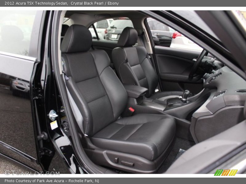 Crystal Black Pearl / Ebony 2012 Acura TSX Technology Sedan