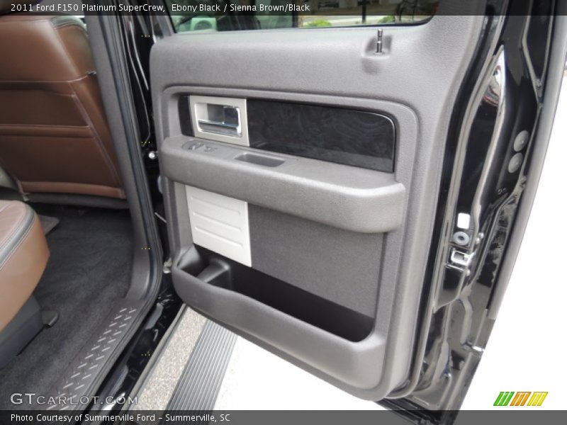 Ebony Black / Sienna Brown/Black 2011 Ford F150 Platinum SuperCrew