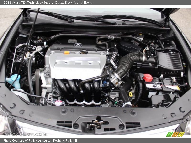 Crystal Black Pearl / Ebony 2012 Acura TSX Technology Sedan