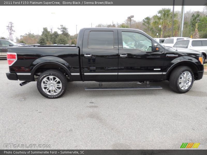 Ebony Black / Sienna Brown/Black 2011 Ford F150 Platinum SuperCrew