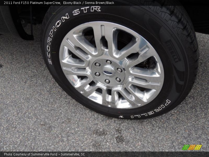 Ebony Black / Sienna Brown/Black 2011 Ford F150 Platinum SuperCrew