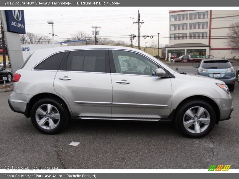 Palladium Metallic / Ebony 2012 Acura MDX SH-AWD Technology