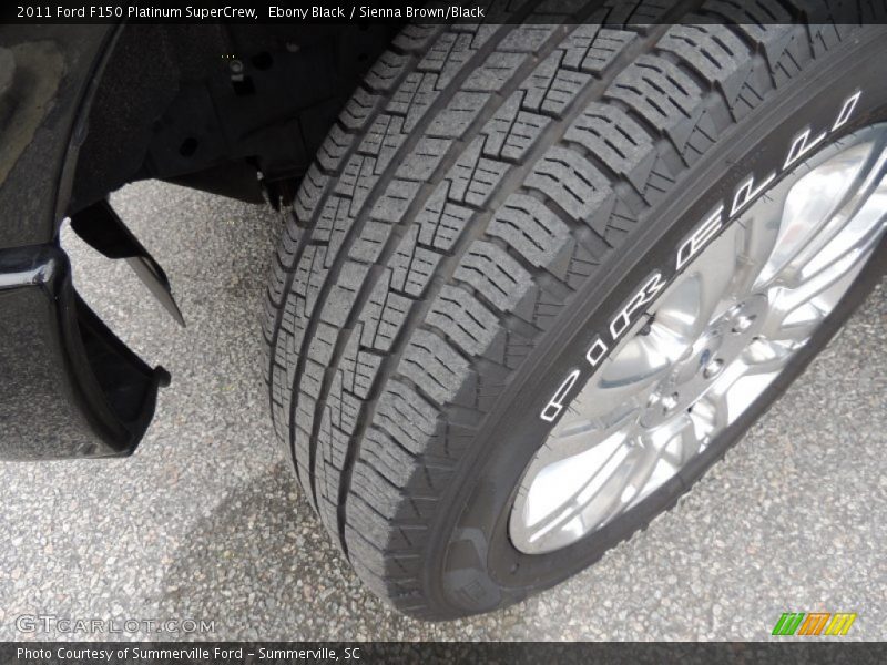 Ebony Black / Sienna Brown/Black 2011 Ford F150 Platinum SuperCrew