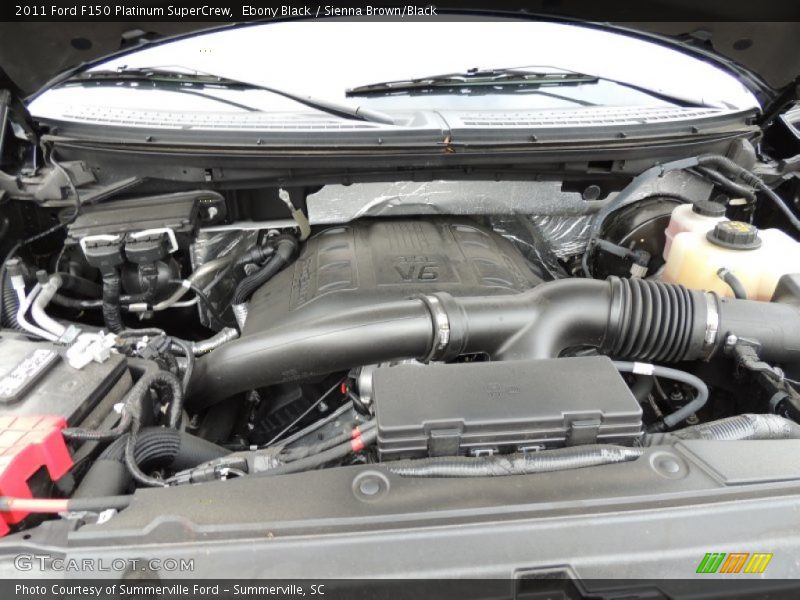 Ebony Black / Sienna Brown/Black 2011 Ford F150 Platinum SuperCrew