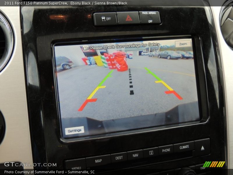 Ebony Black / Sienna Brown/Black 2011 Ford F150 Platinum SuperCrew