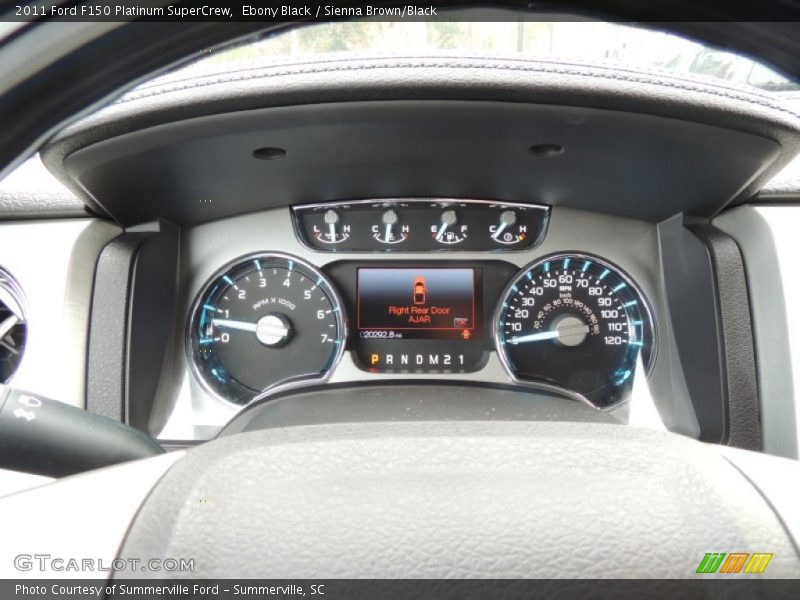 Ebony Black / Sienna Brown/Black 2011 Ford F150 Platinum SuperCrew