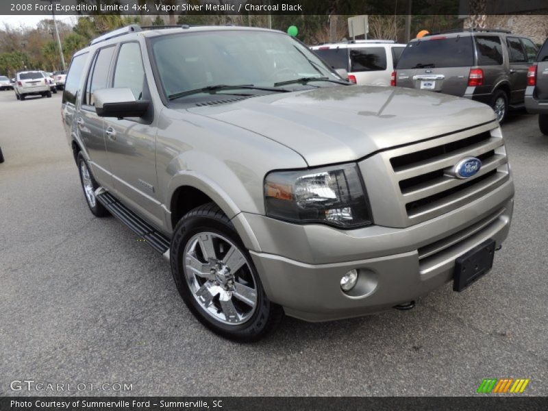 Vapor Silver Metallic / Charcoal Black 2008 Ford Expedition Limited 4x4