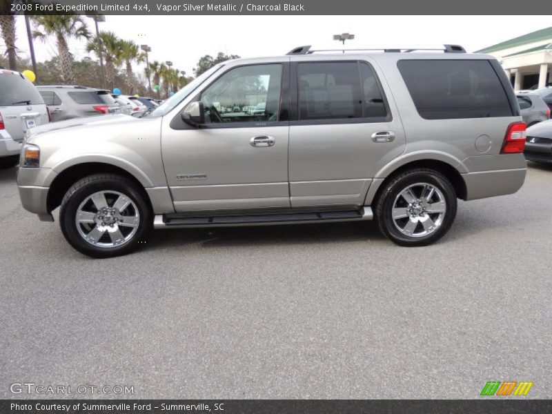 Vapor Silver Metallic / Charcoal Black 2008 Ford Expedition Limited 4x4