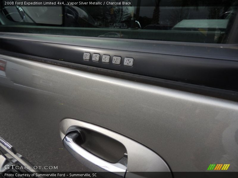 Vapor Silver Metallic / Charcoal Black 2008 Ford Expedition Limited 4x4