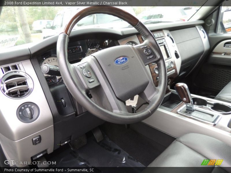 Vapor Silver Metallic / Charcoal Black 2008 Ford Expedition Limited 4x4