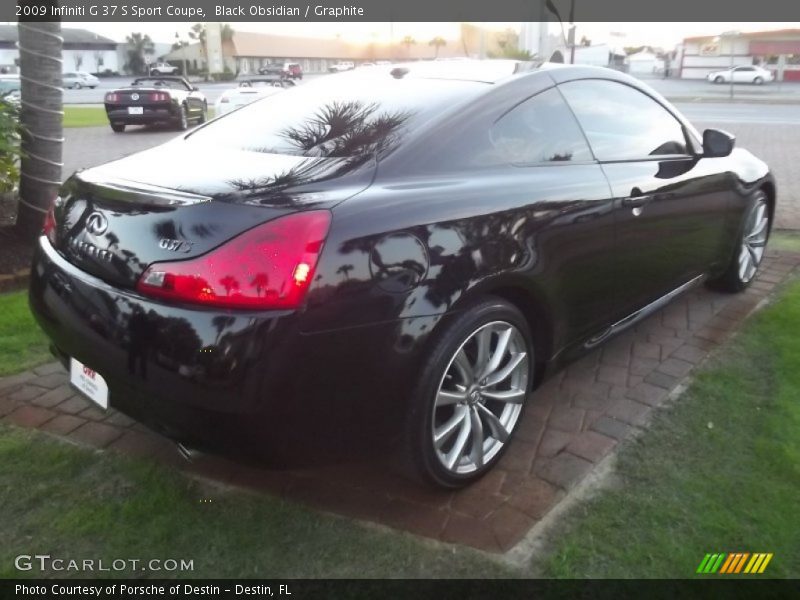 Black Obsidian / Graphite 2009 Infiniti G 37 S Sport Coupe