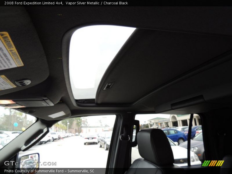 Vapor Silver Metallic / Charcoal Black 2008 Ford Expedition Limited 4x4