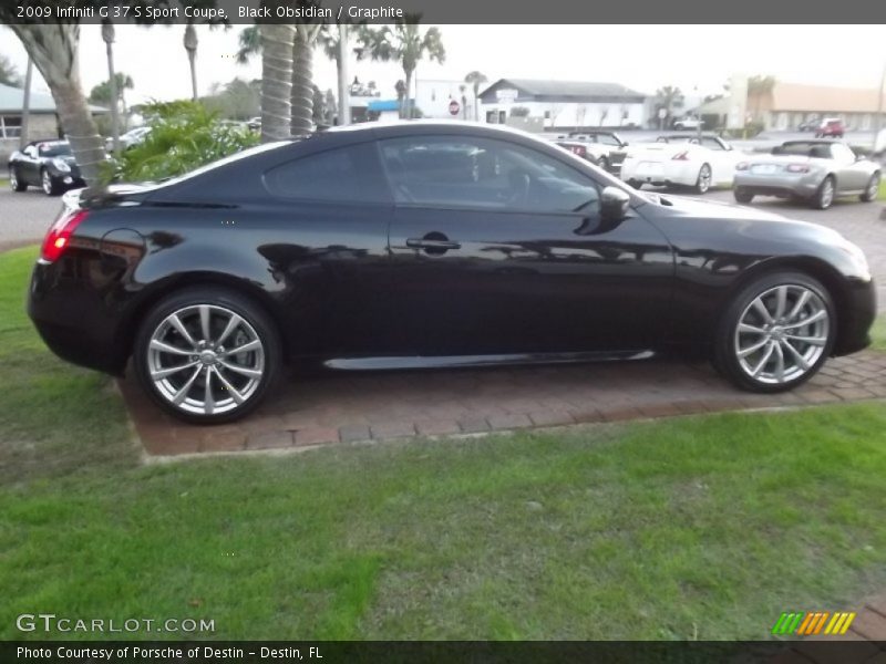 Black Obsidian / Graphite 2009 Infiniti G 37 S Sport Coupe