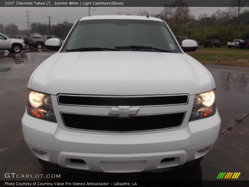 Summit White / Light Cashmere/Ebony 2007 Chevrolet Tahoe LT
