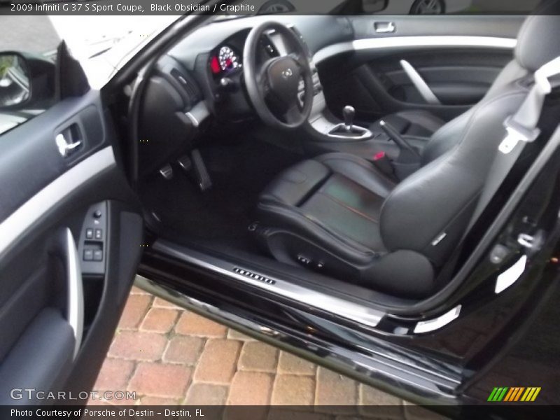 Black Obsidian / Graphite 2009 Infiniti G 37 S Sport Coupe