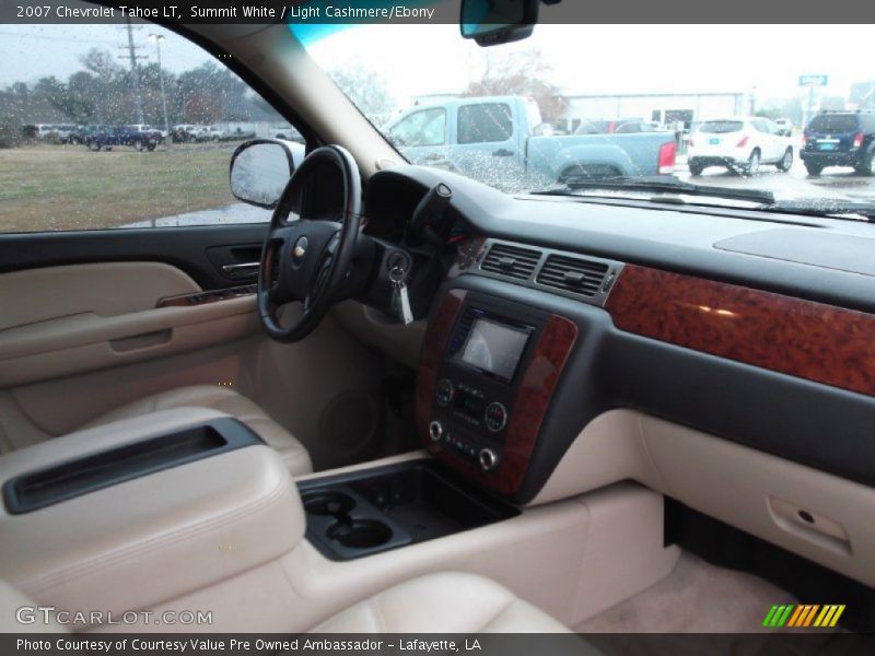 Summit White / Light Cashmere/Ebony 2007 Chevrolet Tahoe LT